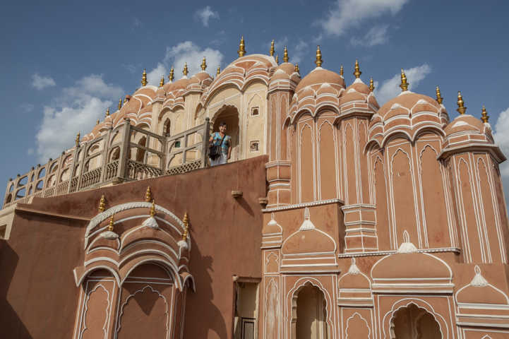 12 - India - Jaipur - palacio Hawa Mahal o palacio de los Vientos